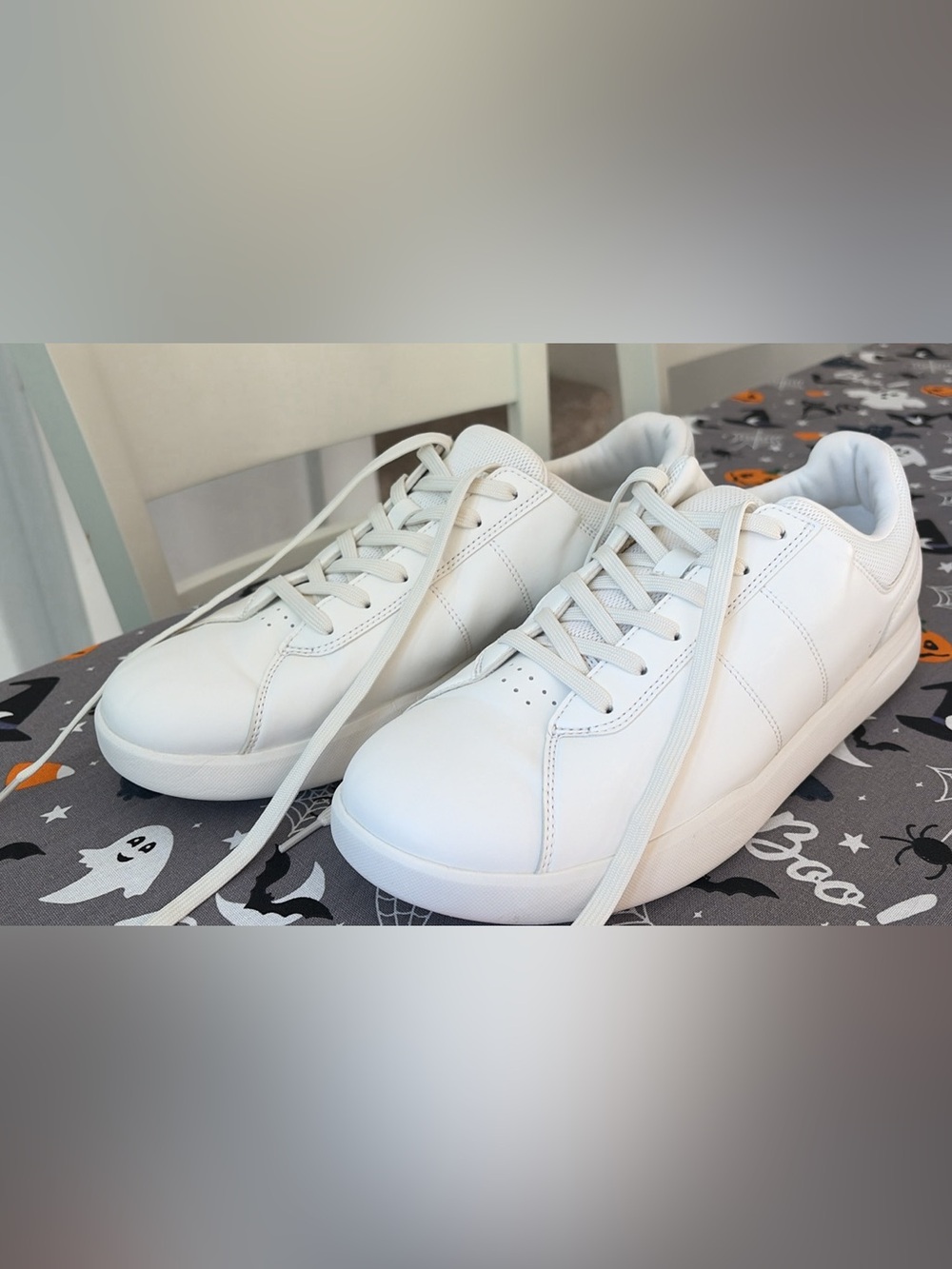 Good Fellow & Co. Men’s White Low-Top Sneakers Sz 12